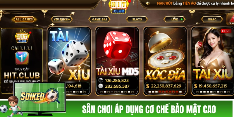 HITCLUB - Cổng Game Bài Đại Gia, Bỏ Túi Đến Hàng Tỷ Đồng Sân chơi áp dụng cơ chế bảo mật cao