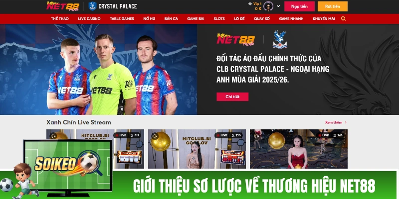 Giới thiệu tổng quan thương hiệu nhà cái NET88