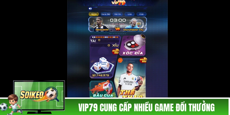 VIP79 - Cổng Game Thời Đại Mới, Tặng Thưởng 79K Tân Thủ Hệ thống cung cấp nhiều sản phẩm đổi thưởng